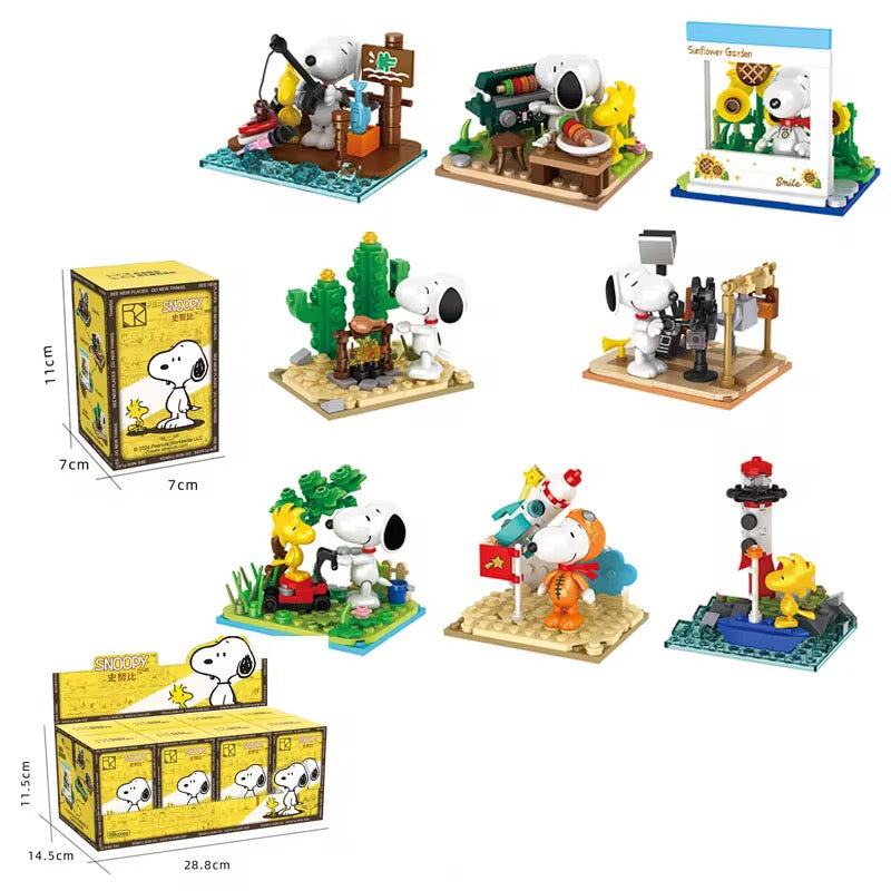 Snoopy/Woodstock Blind Box Mini Figures
